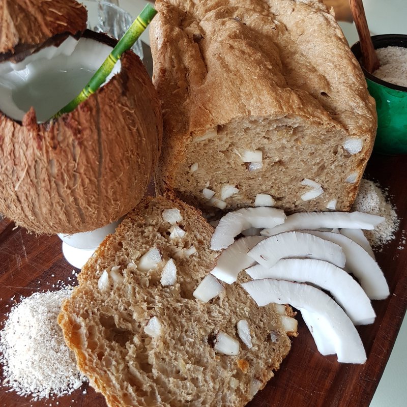 Kokosnuss Brot (Sonnenblumenkern)